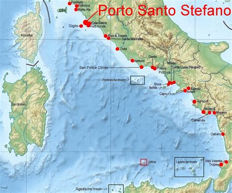 porto santo stefano maps